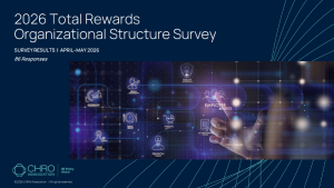 2026 Total Rewards Organizational Structure Survey